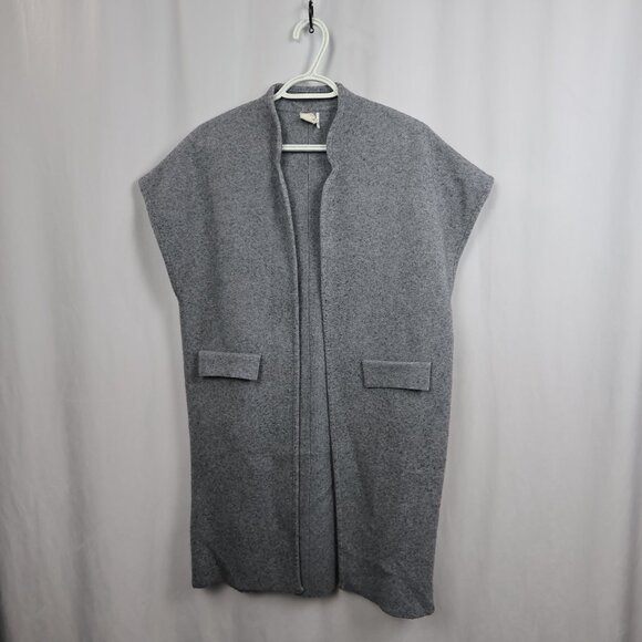 Anthropologie Gray Open-Front Cardigan - Picture 4 of 9